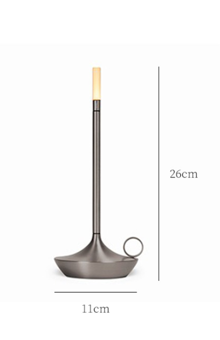 European-style luxury light luxury simple led rechargeable table lamp bedroom bedside touch atmosphere table lamp usb outdoor camping lamp