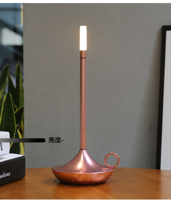 European-style luxury light luxury simple led rechargeable table lamp bedroom bedside touch atmosphere table lamp usb outdoor camping lamp