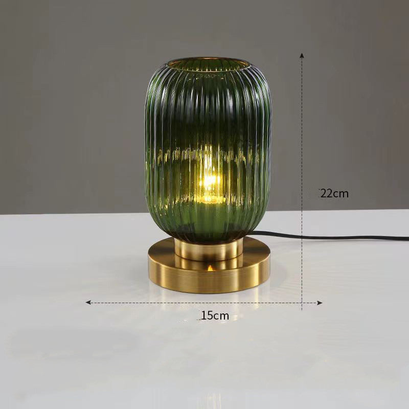 Modern minimalist atmosphere glass small table lamp