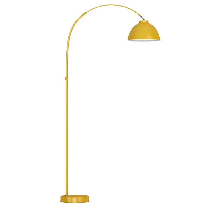MiraArc | Stylish Modern Metal Arc Floor Lamp with Curved Shade