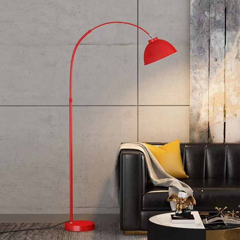 MiraArc | Stylish Modern Metal Arc Floor Lamp with Curved Shade