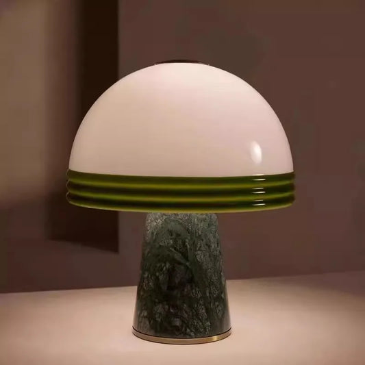 Marble table lamp designer simple modern living room bedroom creative light luxury glass table lamp