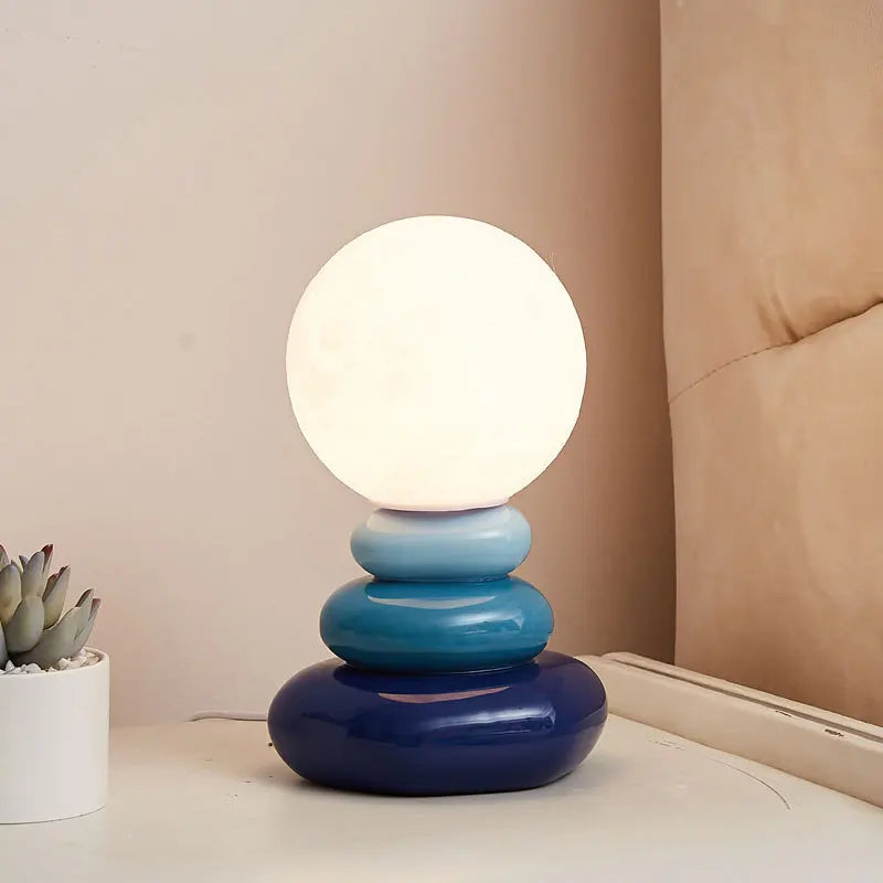 Egg Moon Ceramic Table Lamp