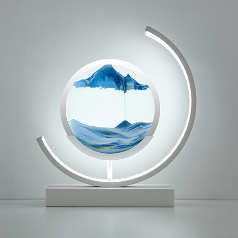 Royallure LED Sand Lamp With Remote - Mesmerizing Sand Art for Home Decor