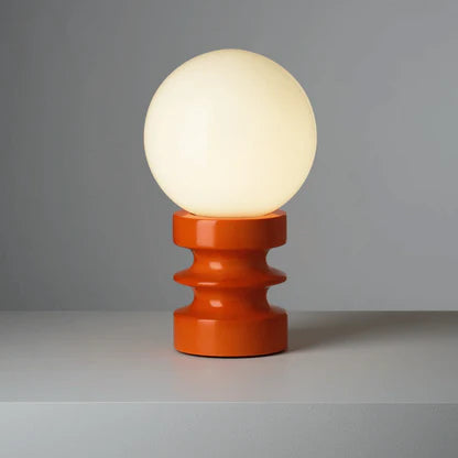 orange solid wood ins table lamp antique living room dining room bedroom bedside table decorative atmosphere table lamp