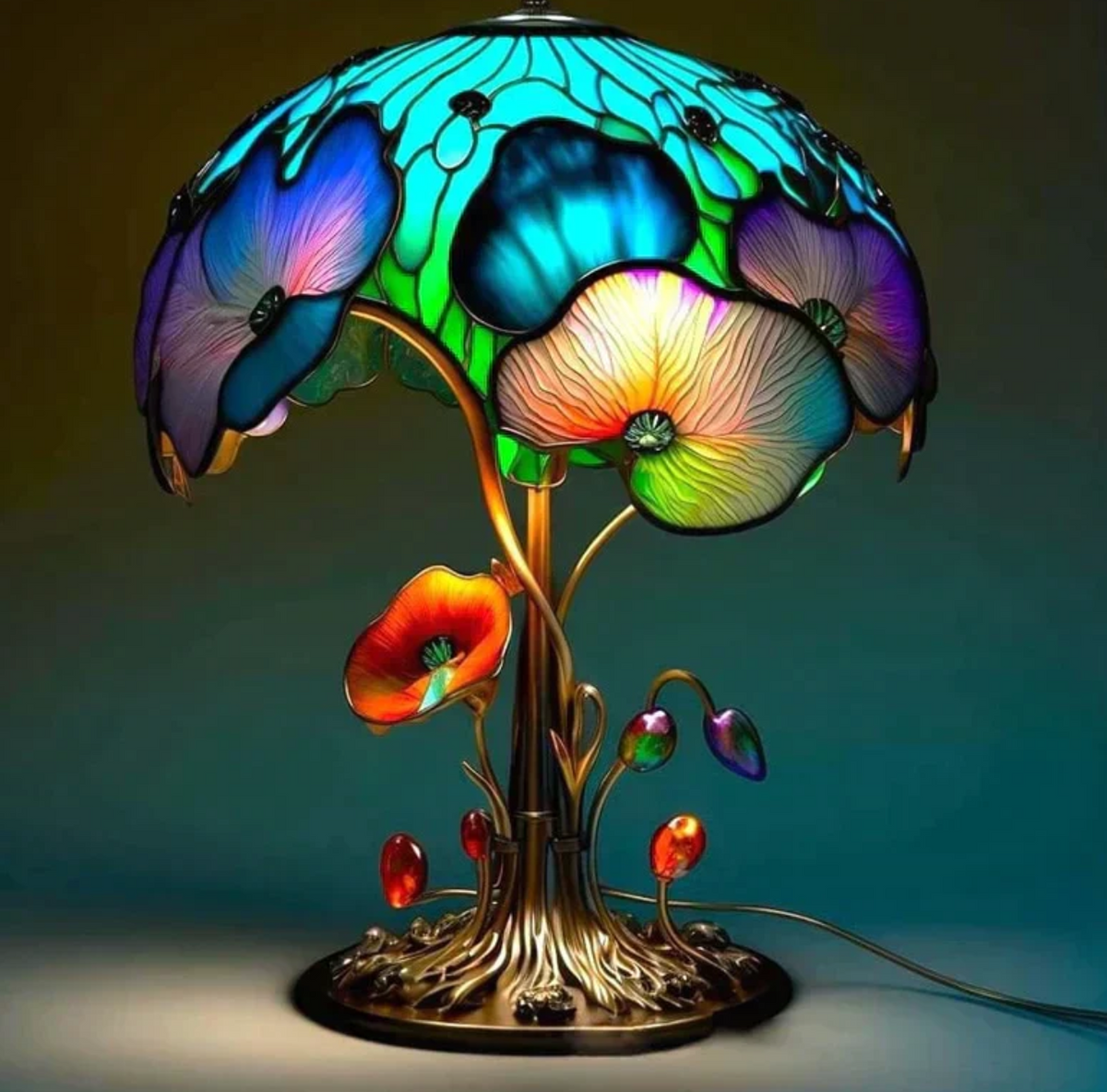 New cross-border magic mushroom LED light creative home lighting statue decoration luminous night lighting Amazon