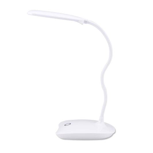 Flexible 14 LED Stand Desk Lamp Modern Touch Switch 3 Modes Dimmer USB Rechargeable Reading Study Light Table Lamp For Bedroom