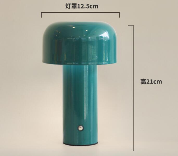 Mushroom lamp portable wireless rechargeable table lamp USB lamp
