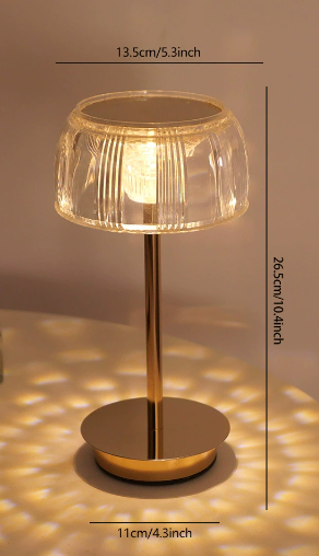 Lunara Jellyfish LED Table Lamp – Rechargeable