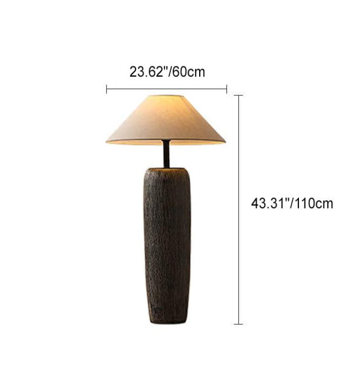 Wabi-Sabi Floor Lamp - Modern Ceramic Standing Floor Lamp for Living Room