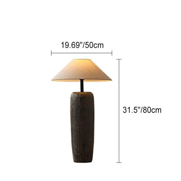 Wabi-Sabi Floor Lamp - Modern Ceramic Standing Floor Lamp for Living Room